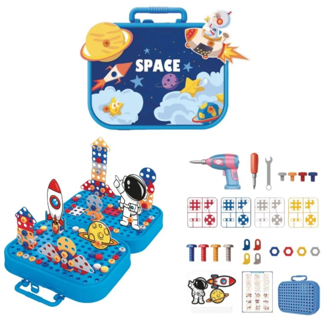 Eddy Toys Bouwdoos Ruimte Constructieset 228 Stuks
