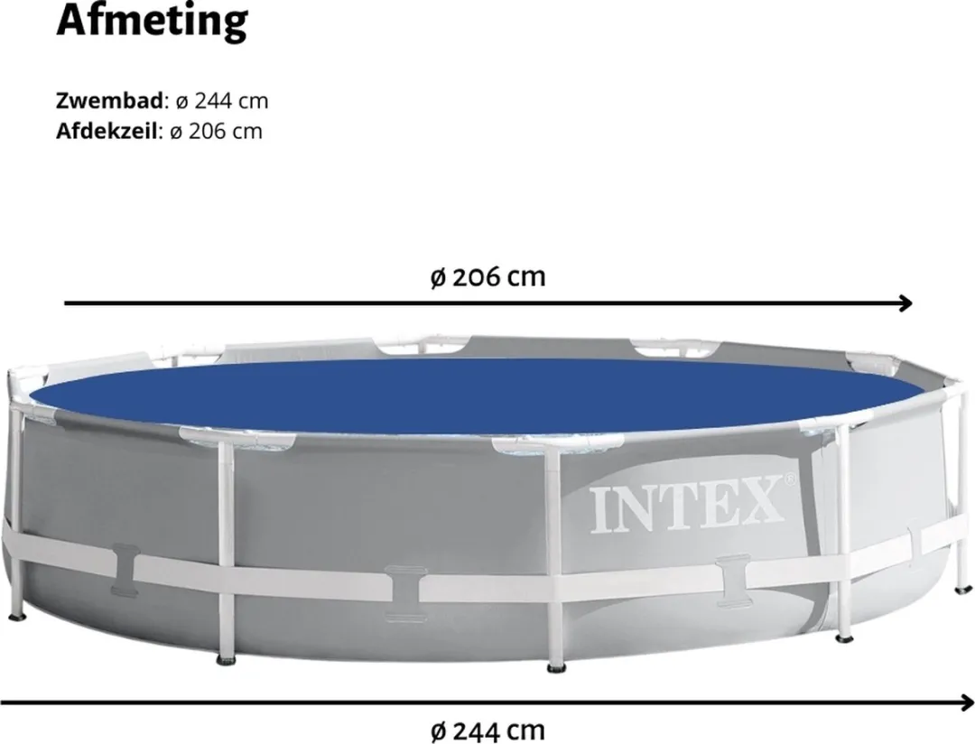 Bestway Fast Set Zwembad 244x61cm - Blauw - 1880L - afbeelding 6 van 6