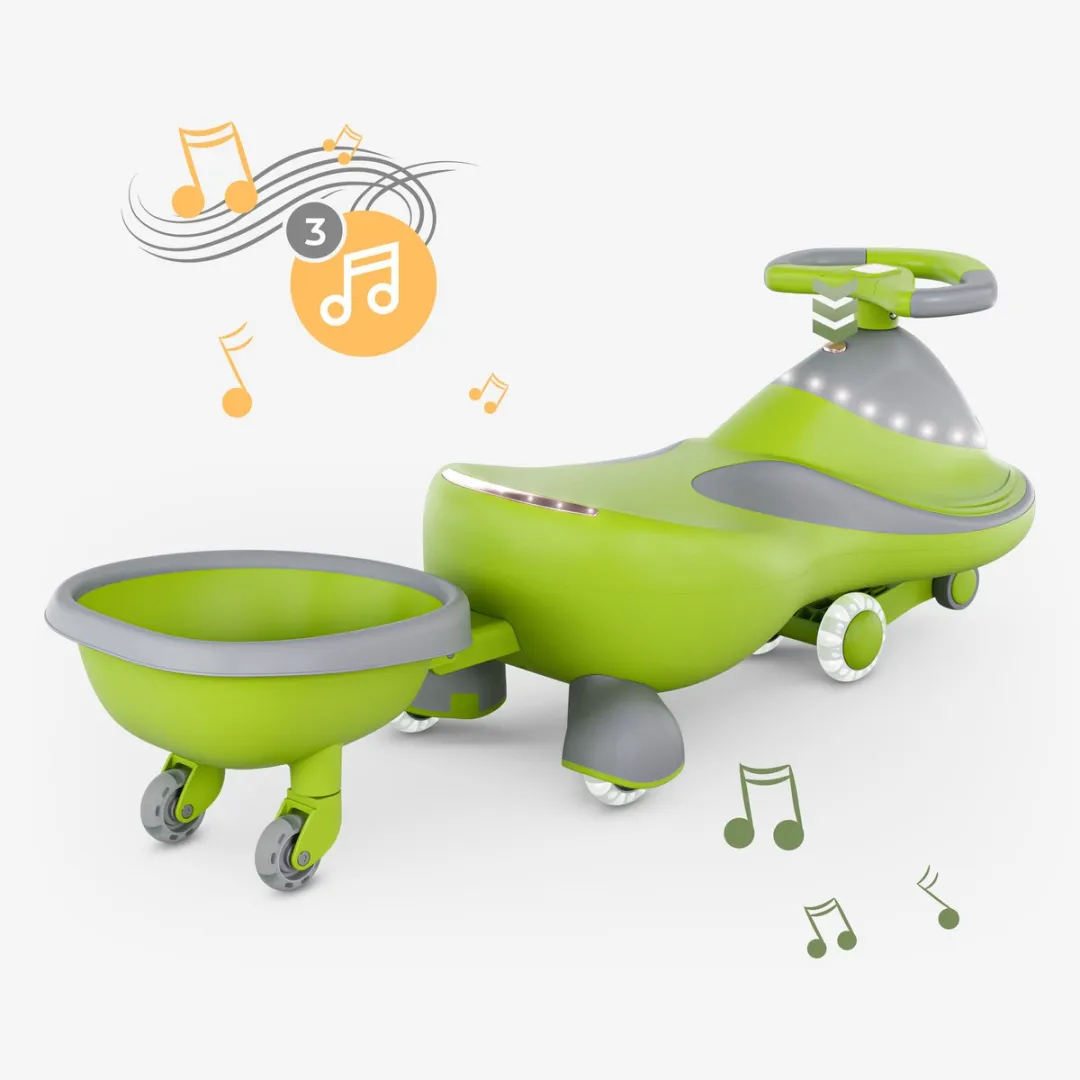 Tulano Wiggle Car Focus 55 Loopauto - Groen