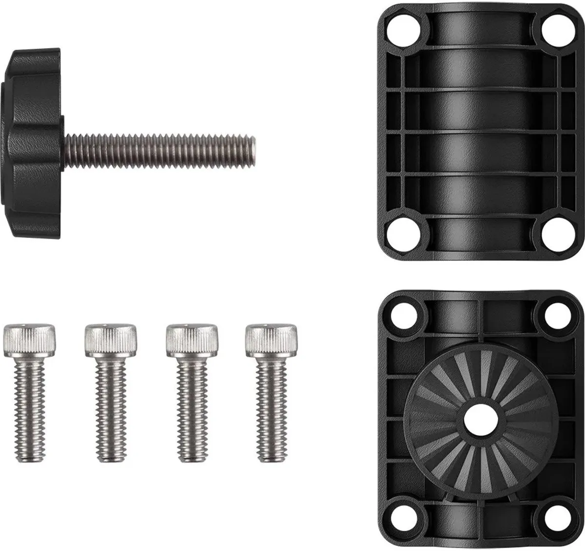 Garmin Livescope XR Zero Degree Pole Mount - Zwart
