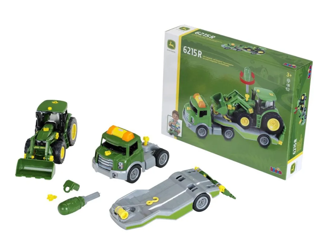 Klein Toys John Deere Transportwagen 1:24 - Licht/Geluid - Groen/Geel - afbeelding 6 van 6