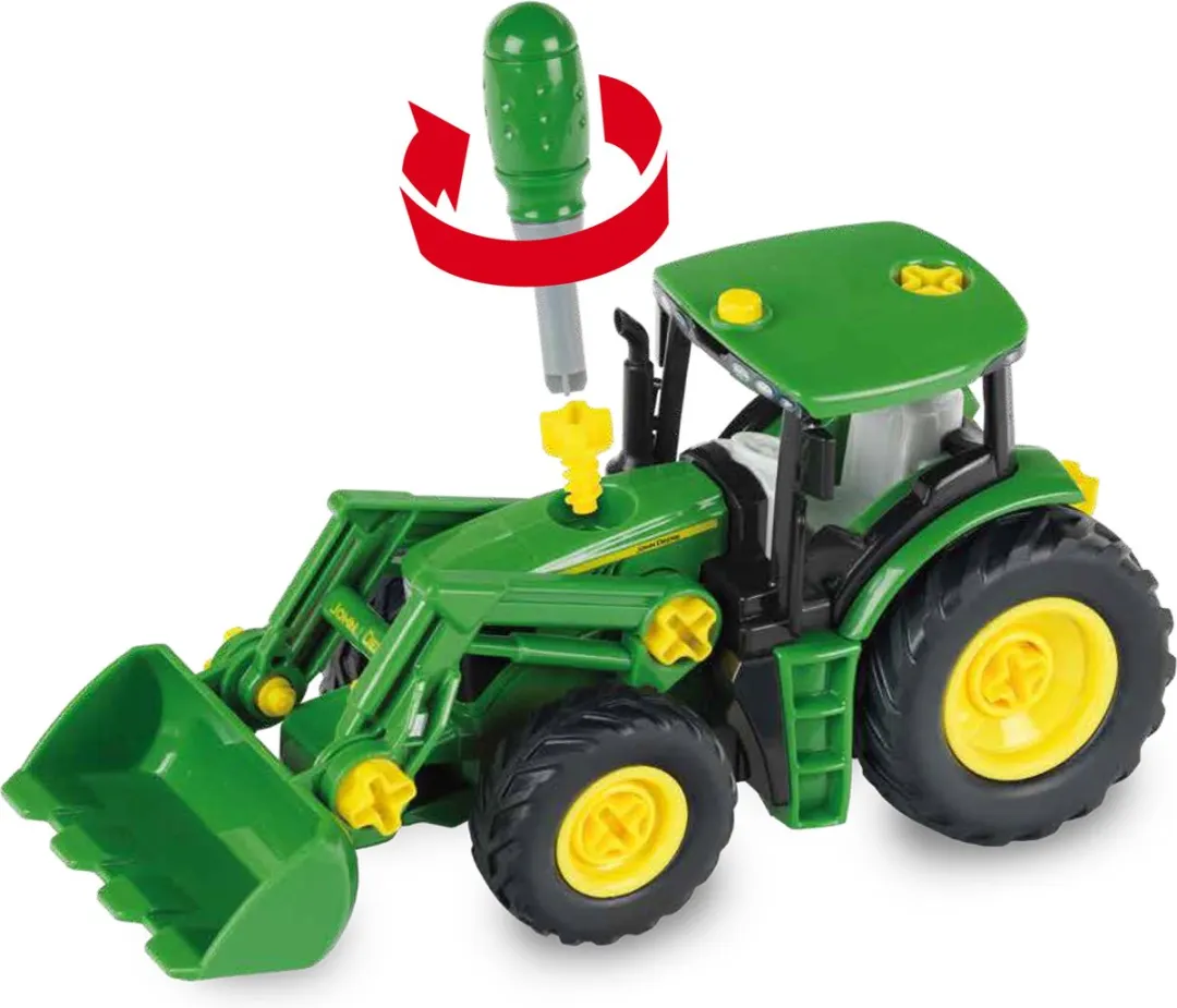 Klein Toys John Deere Transportwagen 1:24 - Licht/Geluid - Groen/Geel