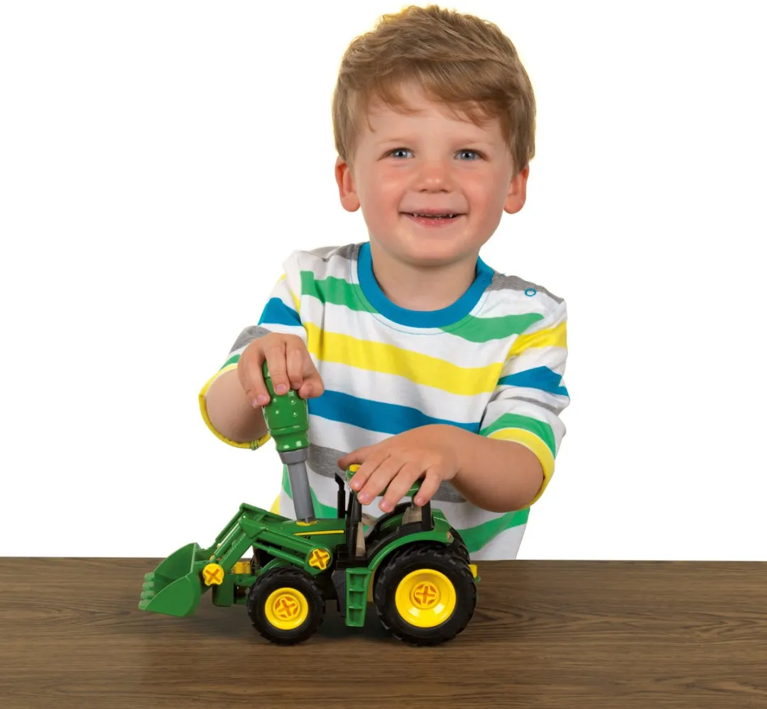 Klein Toys John Deere Transportwagen 1:24 - Licht/Geluid - Groen/Geel