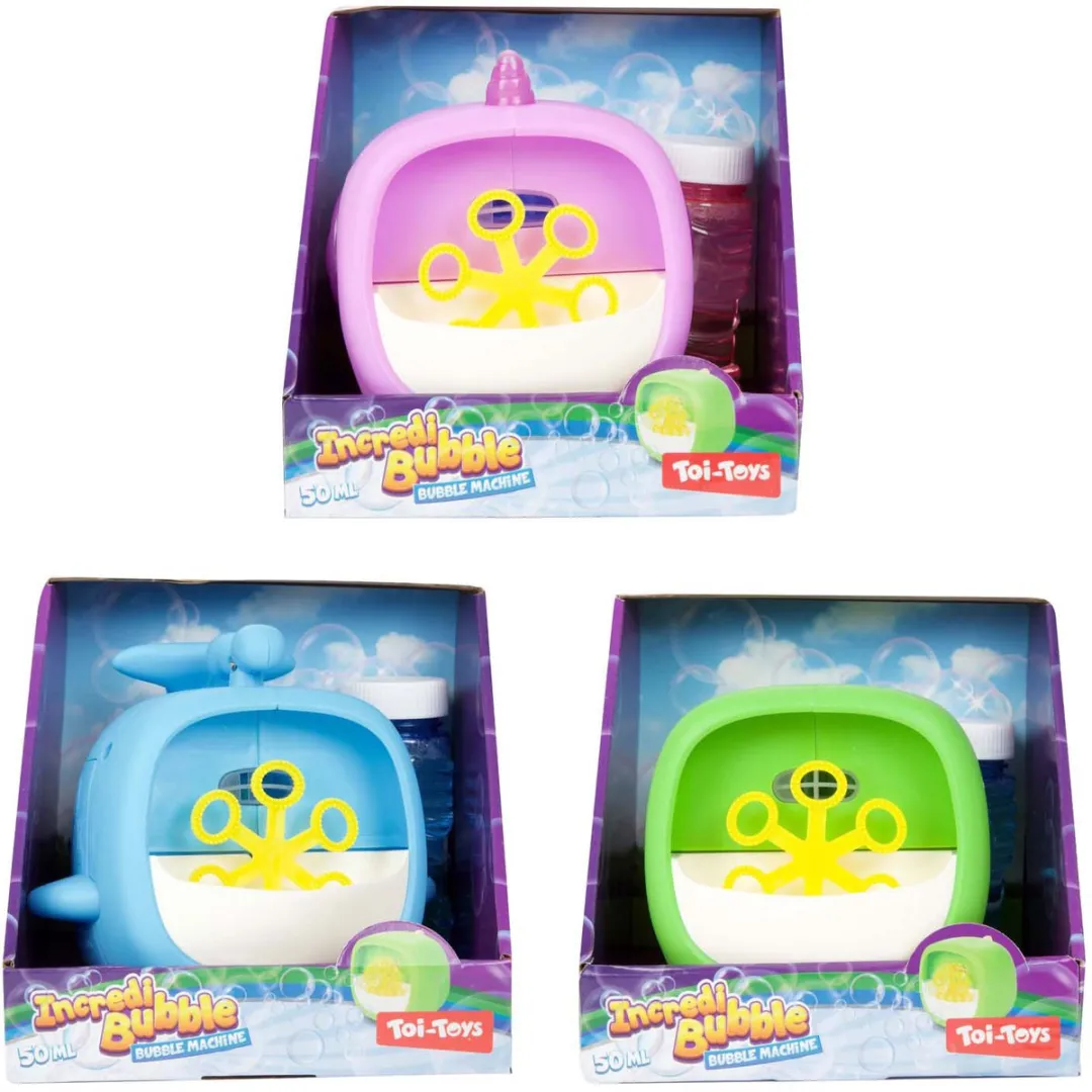 Toi-Toys Incredibubble Bellenblaasmachine Kubus - Multi kleuren
