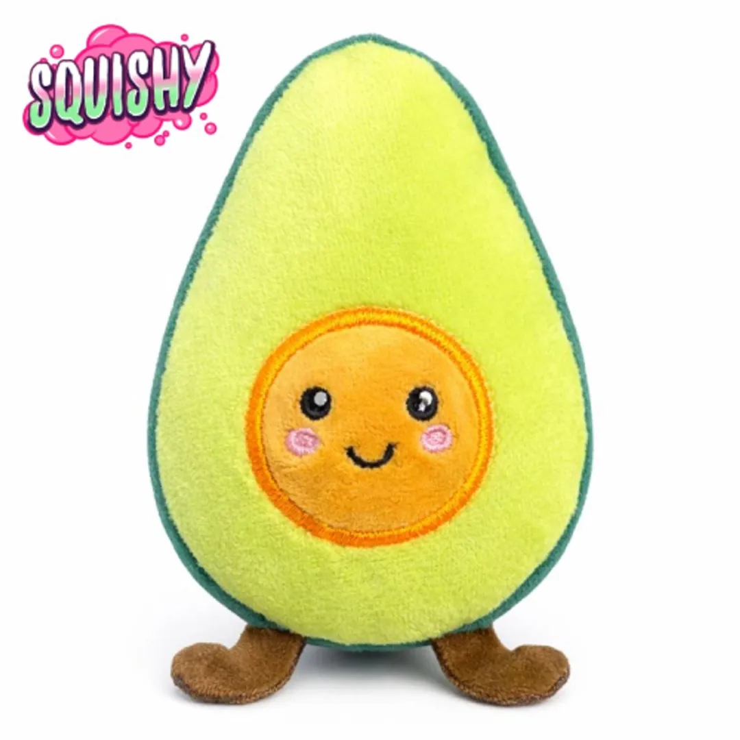 Avocado Mini Squishy Pluche Knuffel 12 cm