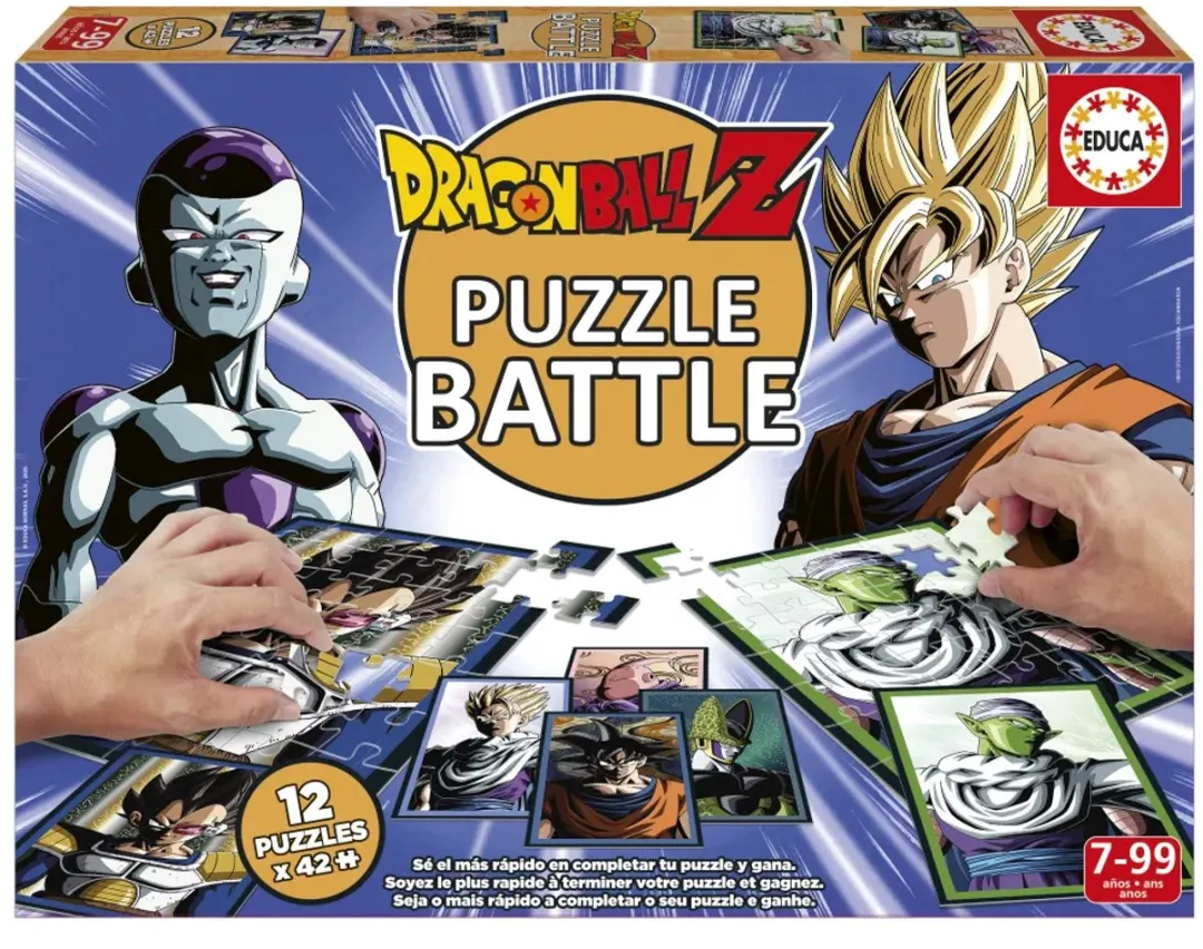 Educa Batalla Dragon Ball Z Puzzel - 12 Stuks - afbeelding 3 van 3