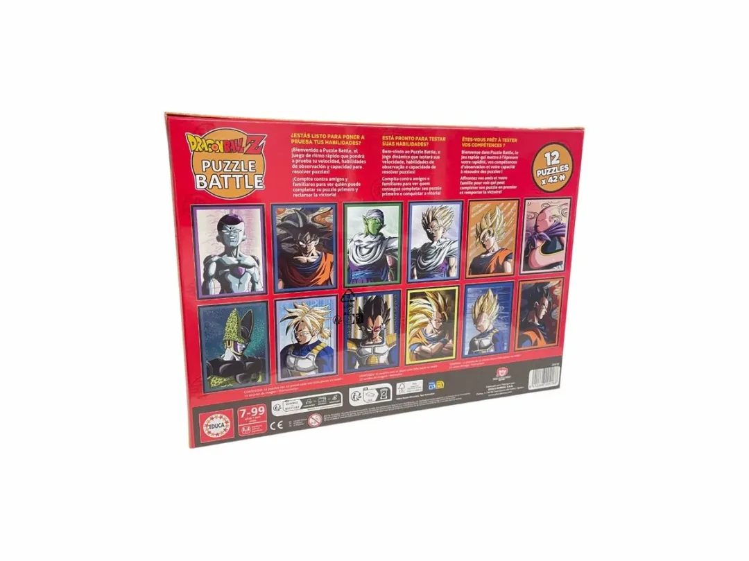 Educa Batalla Dragon Ball Z Puzzel - 12 Stuks - afbeelding 2 van 3