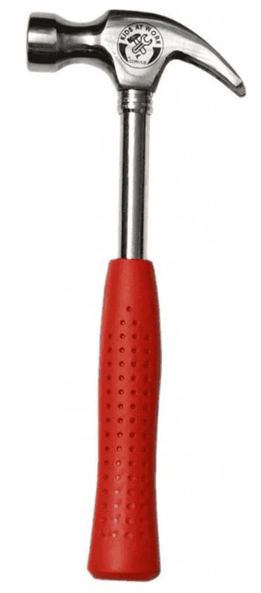 Kids at Work Klauwhamer - Kleine kinder hamer voor huttenbouwen