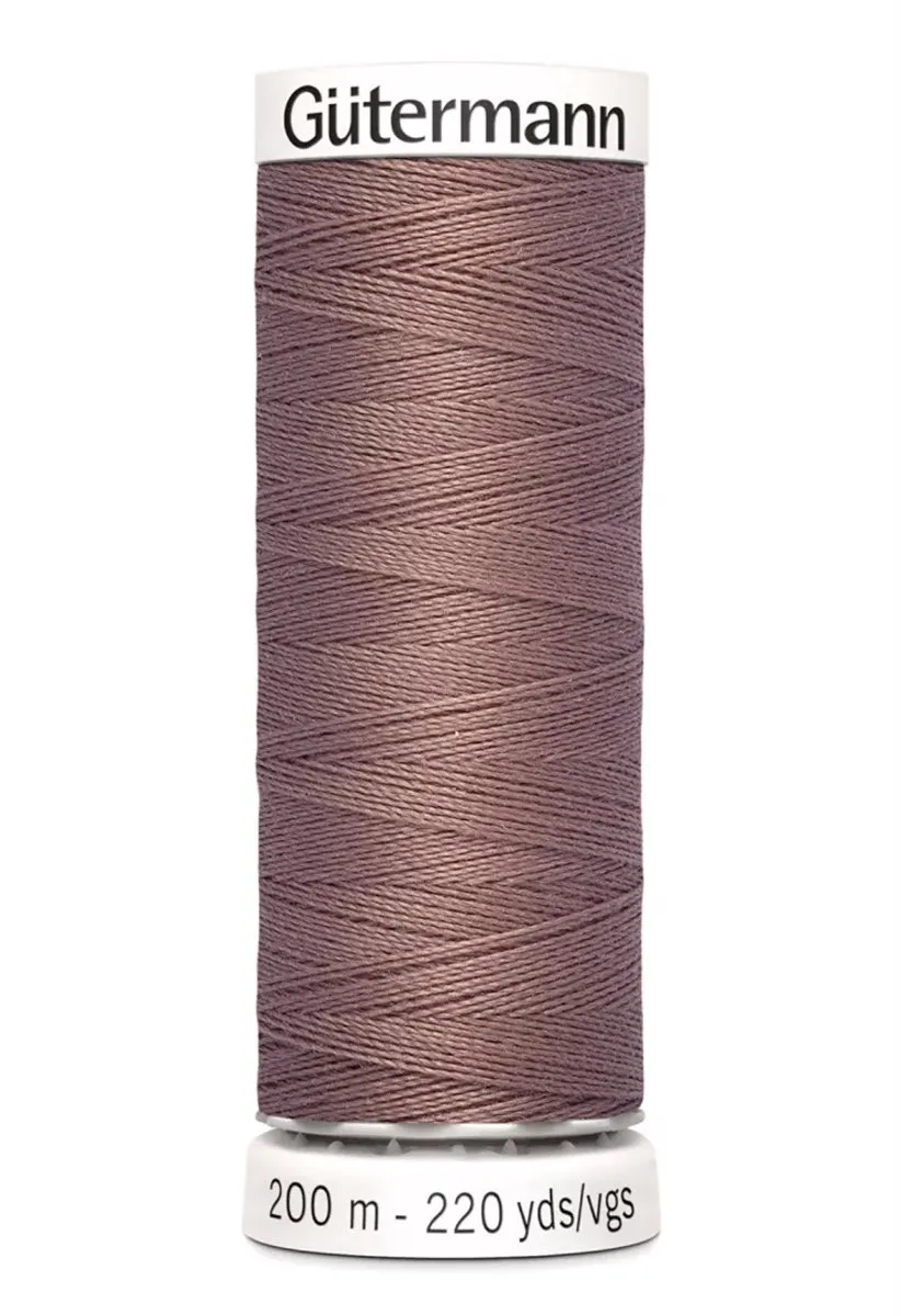 Gutermann Polyester Naaigaren 200m - Bruin - afbeelding 6 van 6