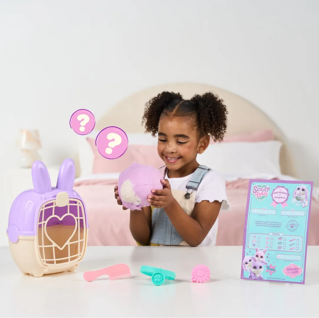 Moose Toys Scruff a Luvs Konijntje - Paars