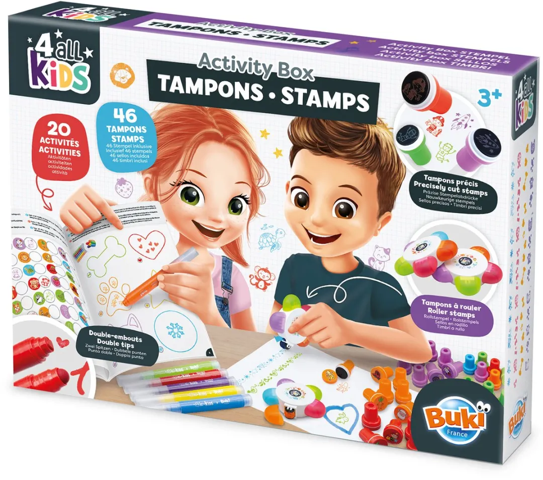 Buki Stempelset Creatief Speelgoed - 45 Stuks Multi