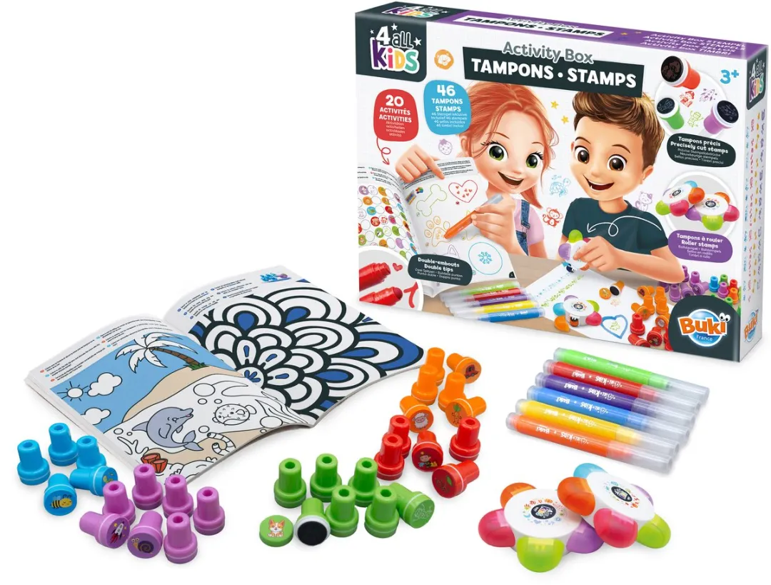 Buki Stempelset Creatief Speelgoed - 45 Stuks Multi
