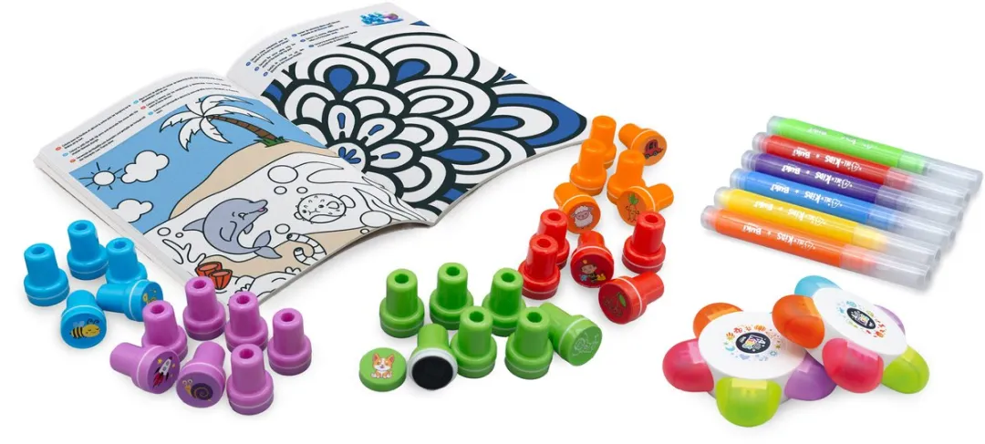 Buki Stempelset Creatief Speelgoed - 45 Stuks Multi