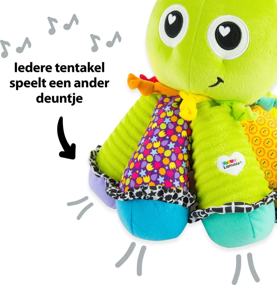 Lamaze Octotunes Knuffel Muziek Lichtgroen