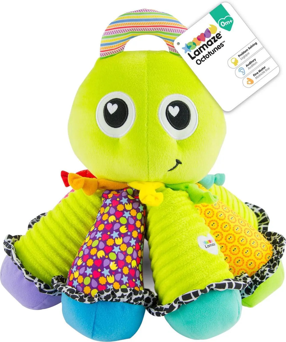 Lamaze Octotunes Knuffel Muziek Lichtgroen