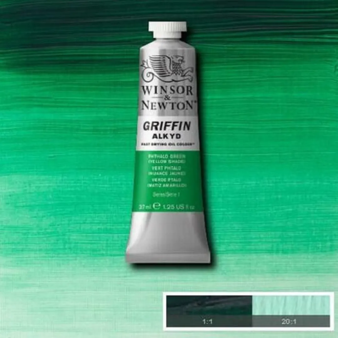 Winsor & Newton Griffin Alkyd Olieverf Phthalo Green 521