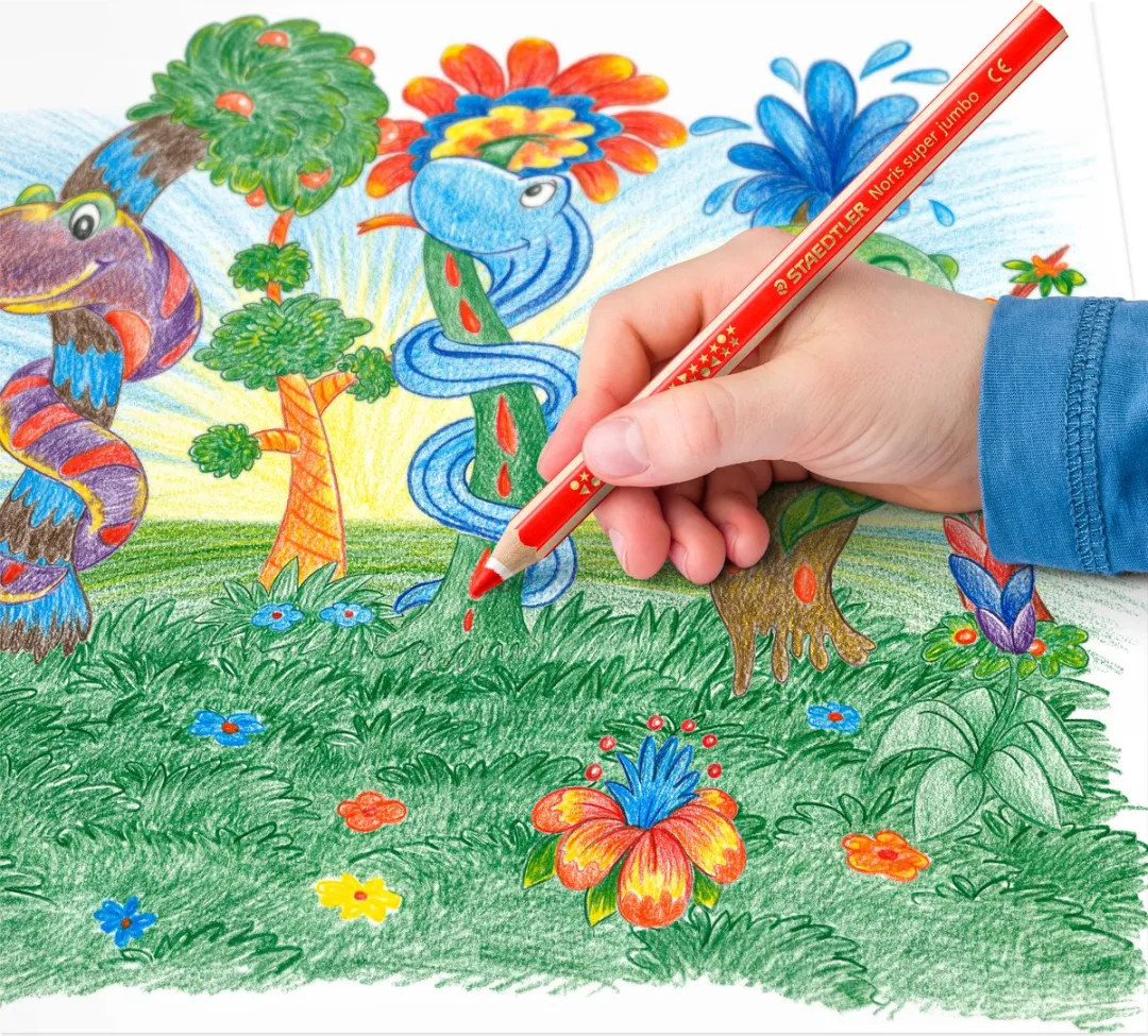 STAEDTLER Noris Super Jumbo Kleurpotlood - 12 Stuks