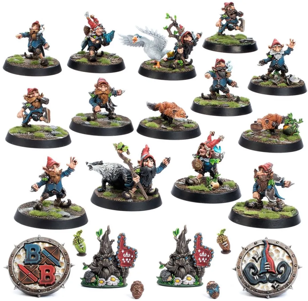 Games Workshop Blood Bowl Gnome Team 102 Onderdelen