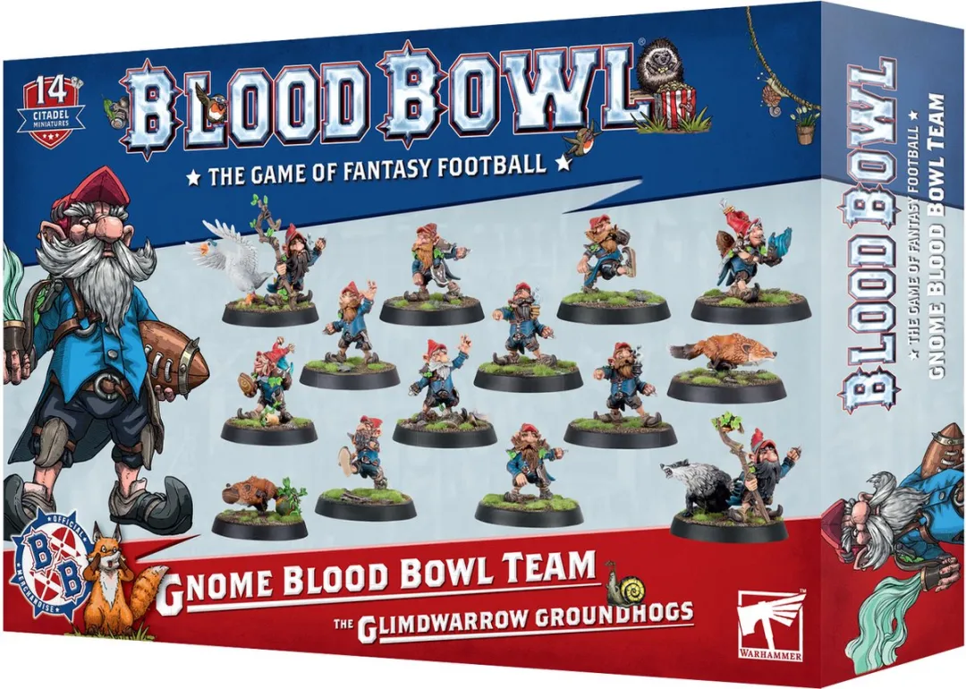 Games Workshop Blood Bowl Gnome Team 102 Onderdelen