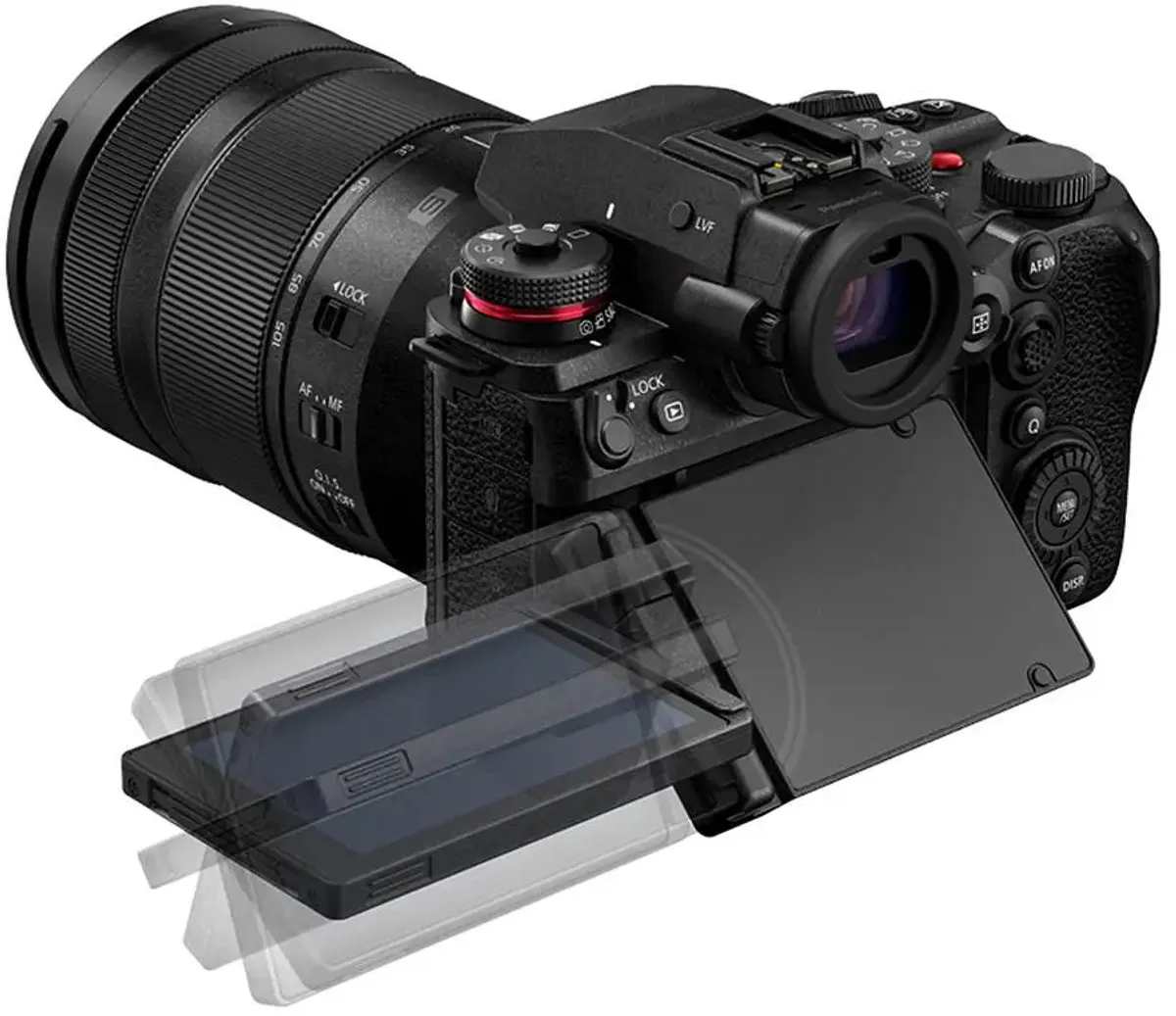 Panasonic LUMIX DC-S1M2ESME Camera + 24-105mm f/4.0 Lens - Zwart