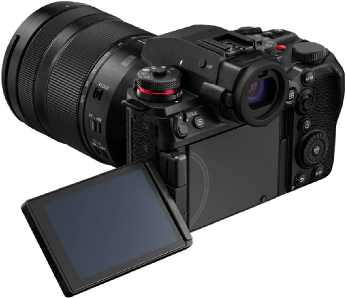 Panasonic LUMIX DC-S1M2ESME Camera + 24-105mm f/4.0 Lens - Zwart