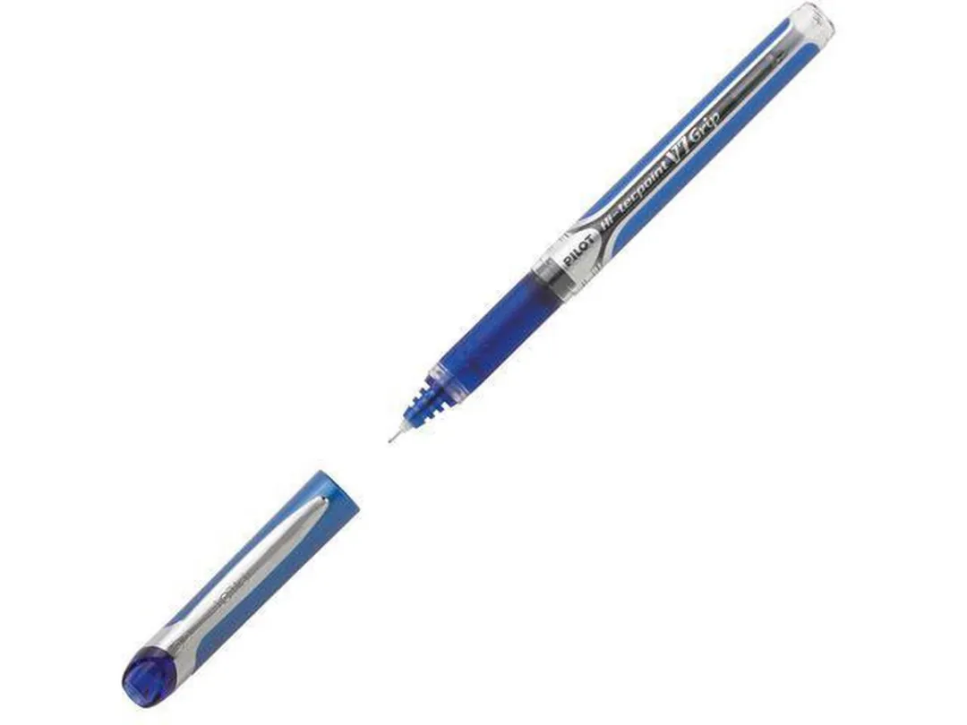 Pilot Hi-Tecpoint Grip V7 Rollerpen - 0.7mm - Blauw