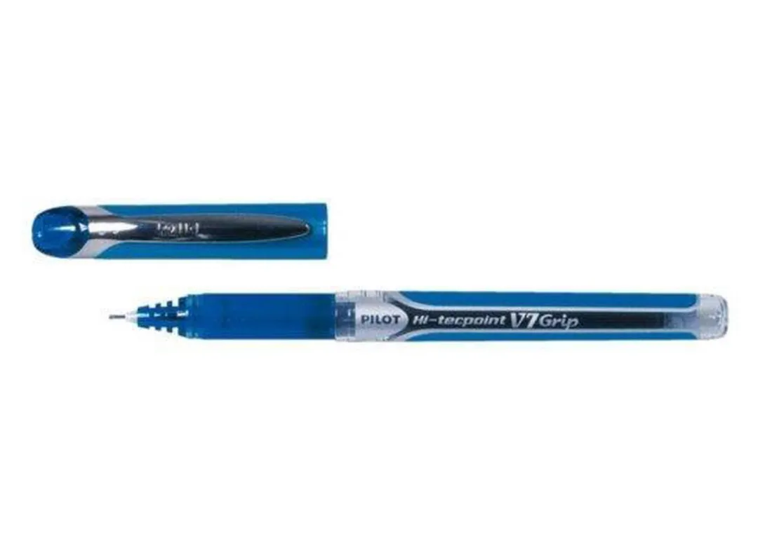 Pilot Hi-Tecpoint Grip V7 Rollerpen - 0.7mm - Blauw