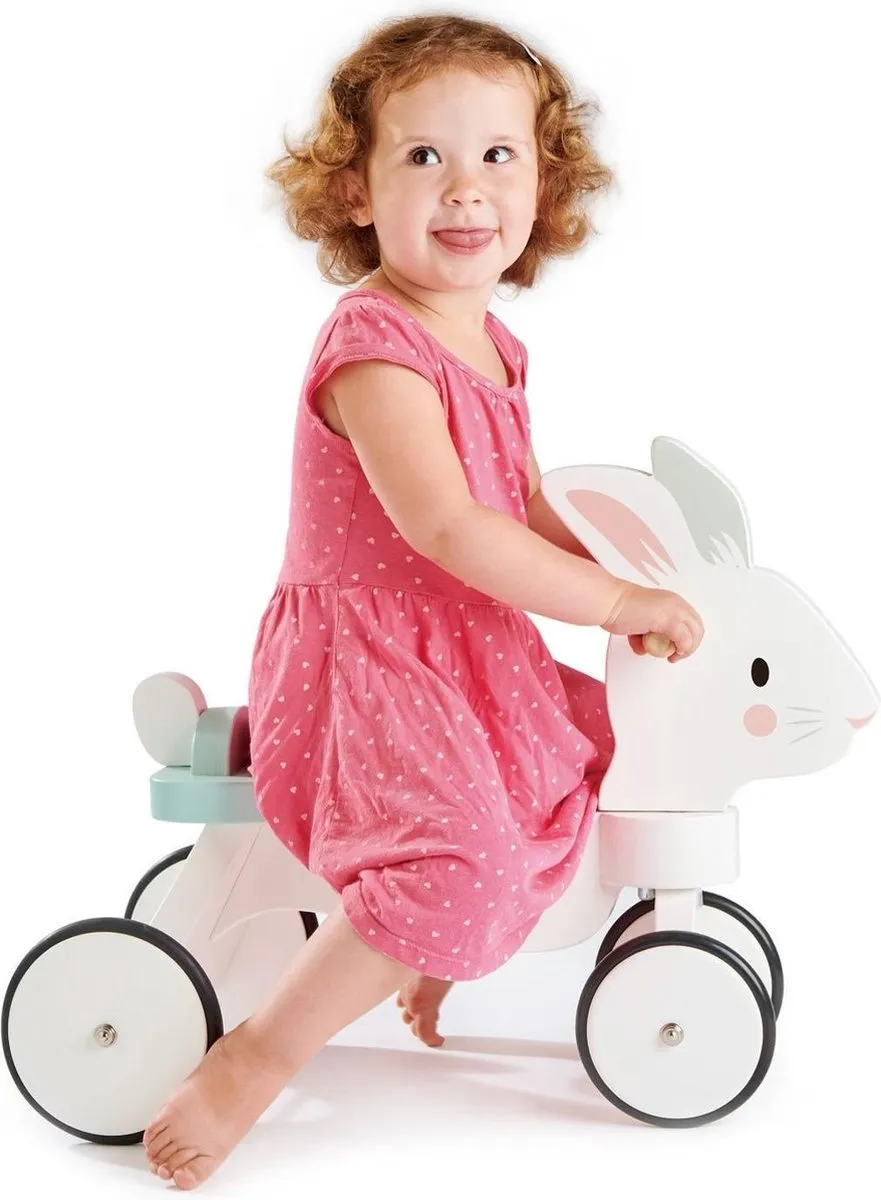 Tender Leaf Toys Loopfiets 4 Wielen - Wit