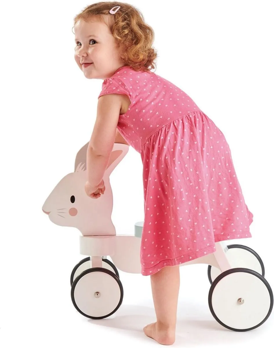 Tender Leaf Toys Loopfiets 4 Wielen - Wit