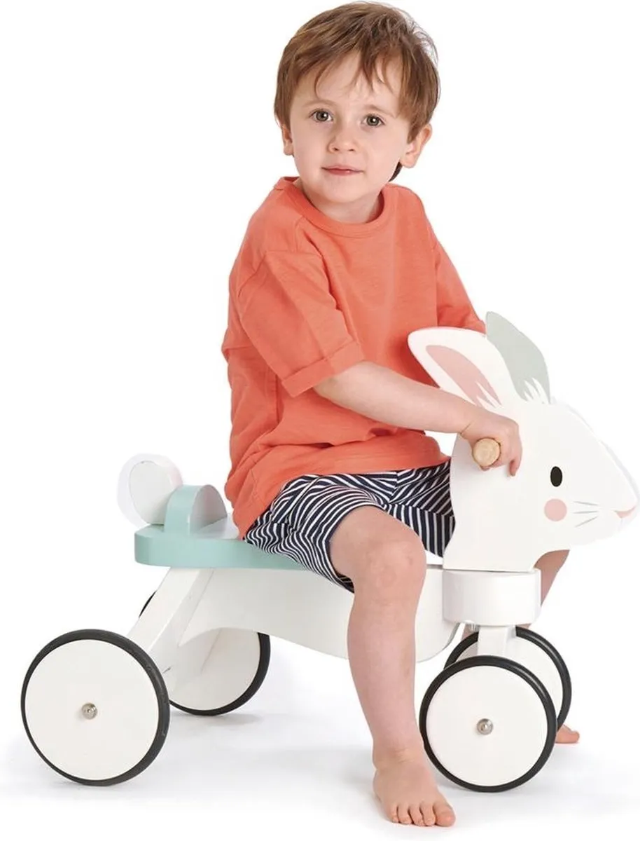 Tender Leaf Toys Loopfiets 4 Wielen - Wit