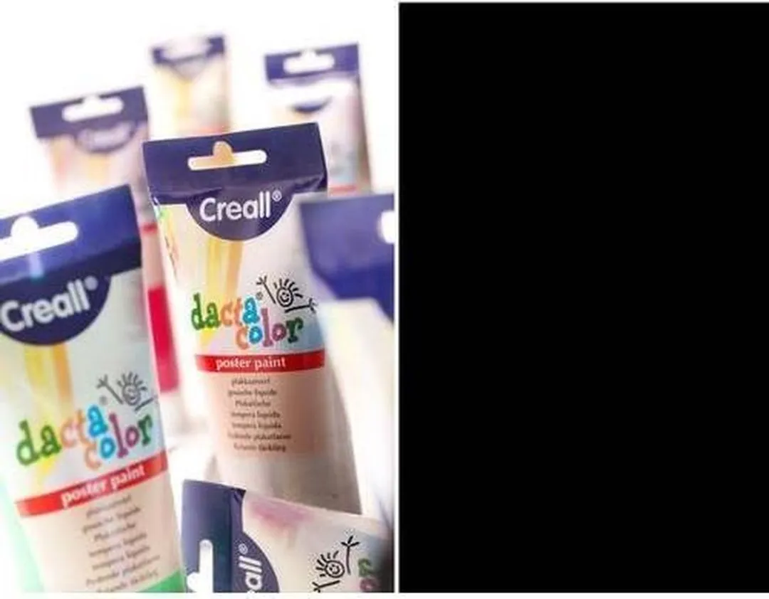Creall TubeDacta Plakkaatverf Zwart 250ml