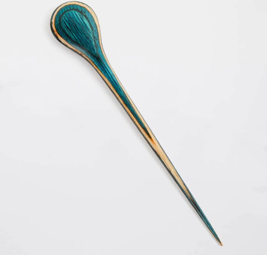 KnitPro Shawl Pin Drop Sjaalspeld - Blauw - afbeelding 2 van 3