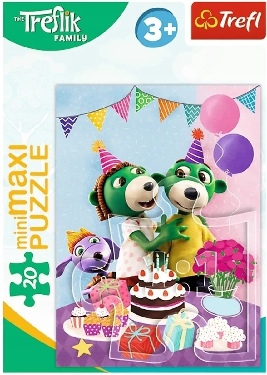 Trefliki Familie Mini Maxi-Puzzel 20 Stuks