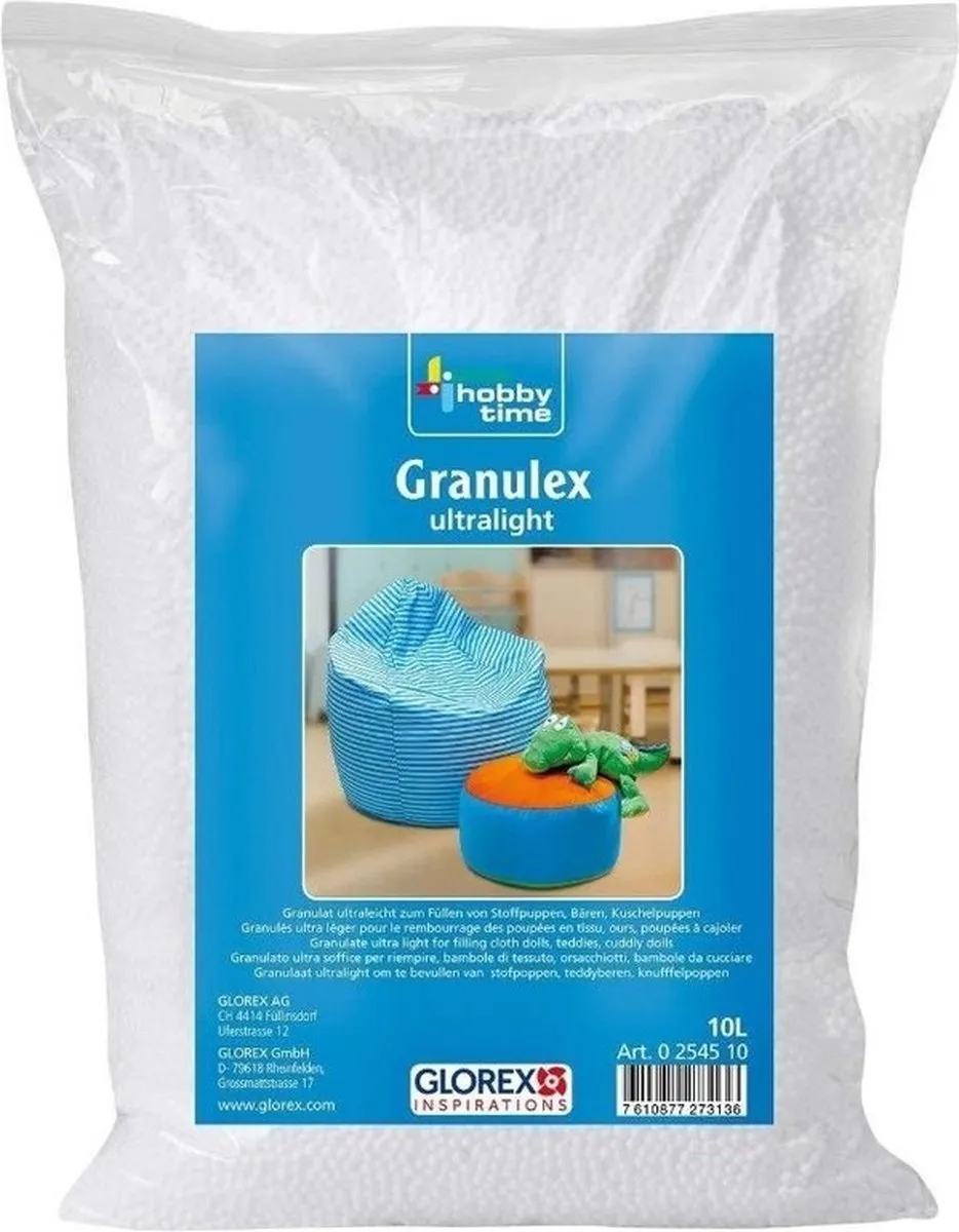 Glorex Hobby Piepschuim Balletjes 3x10L