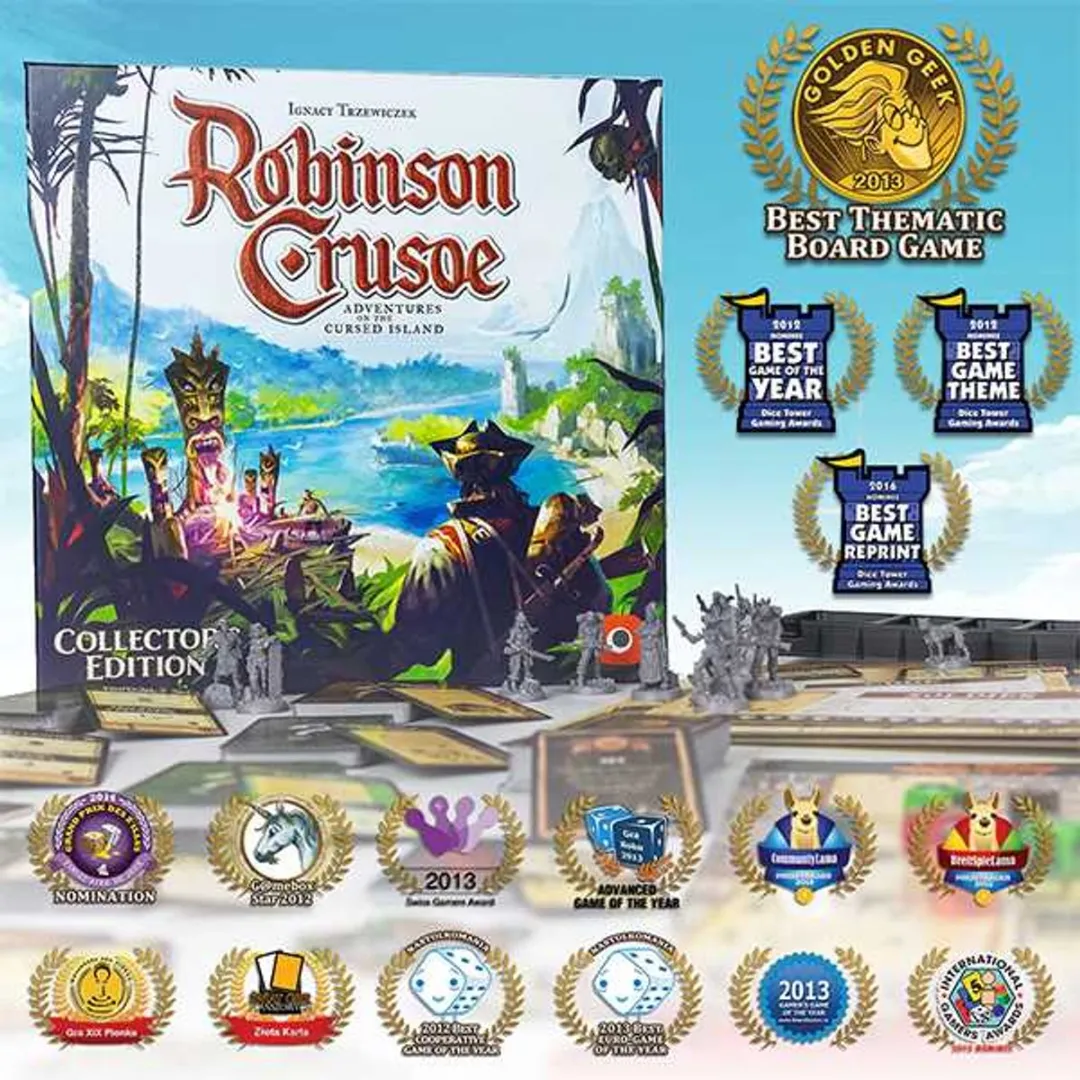Portal Games Robinson Crusoe Adventures on the Cursed Island POGRC38332 - Bordspel 1-4 Spelers