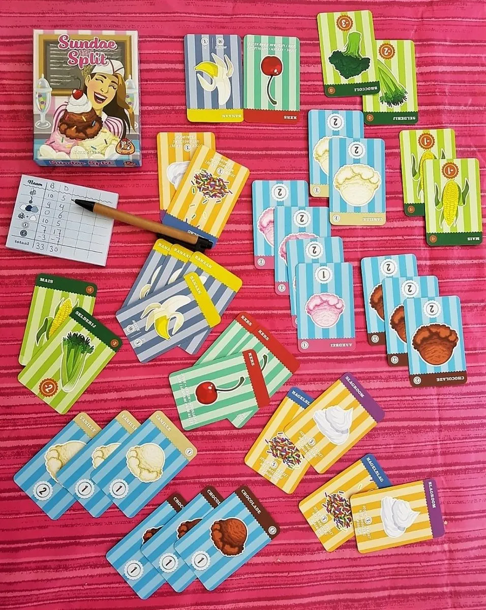 White Goblin Games Sundae Split Kaartspel - 2-4 Spelers