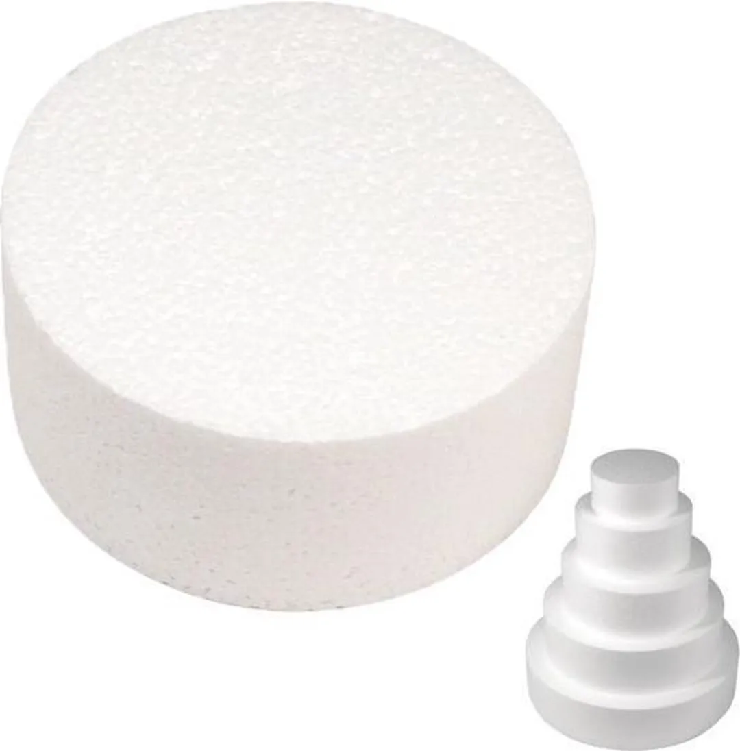 Rayher hobby Piepschuim Vormschijf 20cm x 7cm - Wit