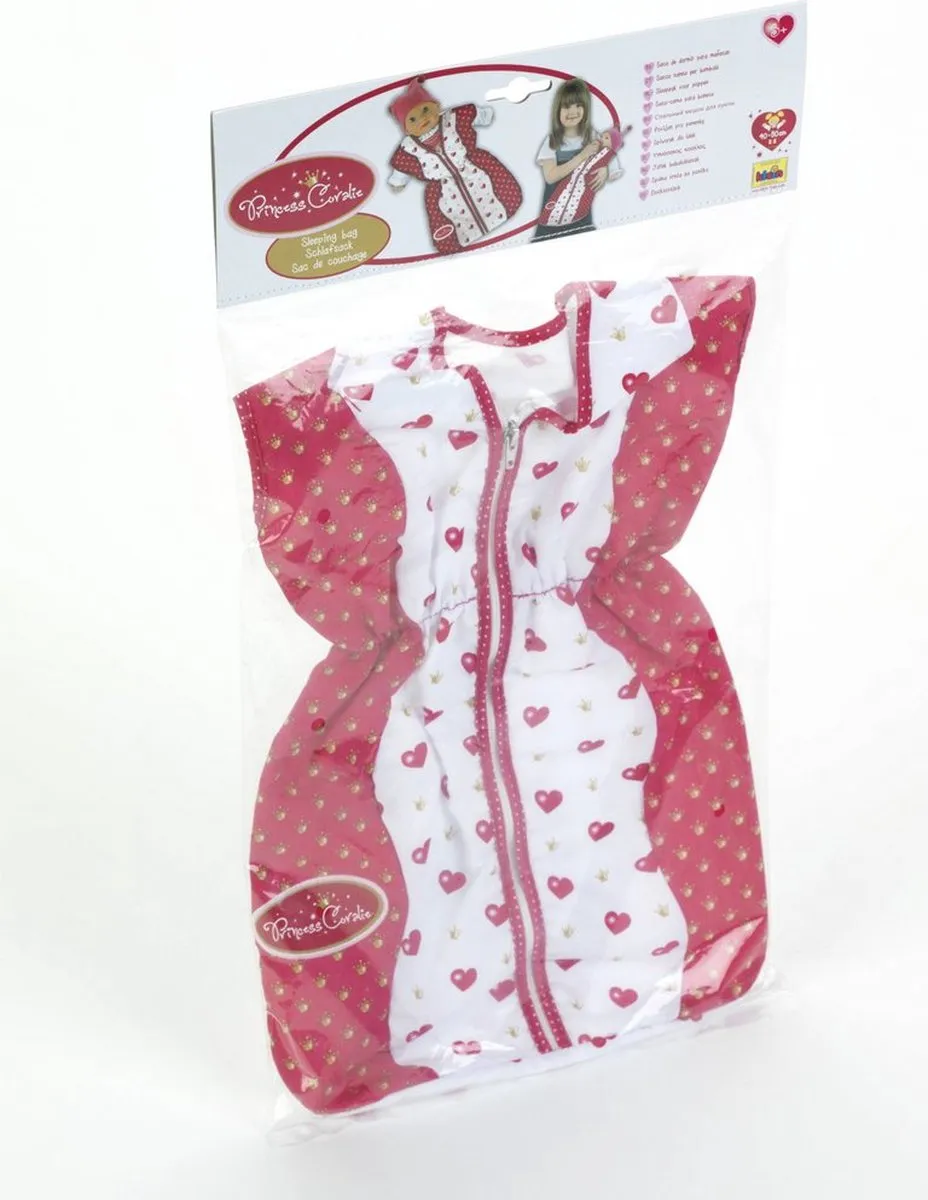 Klein Toys Princess Coralie Poppen Slaapzak 1601 - Roze - afbeelding 6 van 6