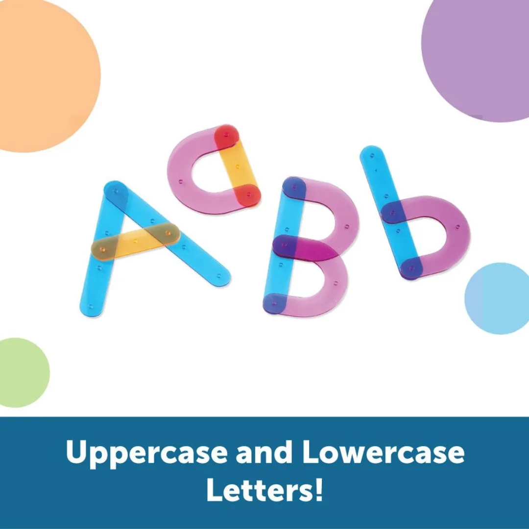Learning Resources Alfabet Bouwset - 73 Stukken - Multicolor