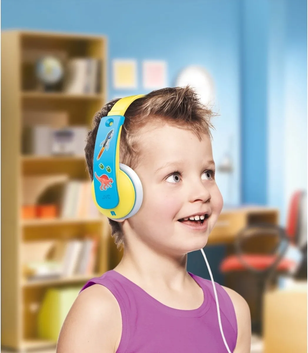 JVC HA-KD7 On-ear Koptelefoon - Geel