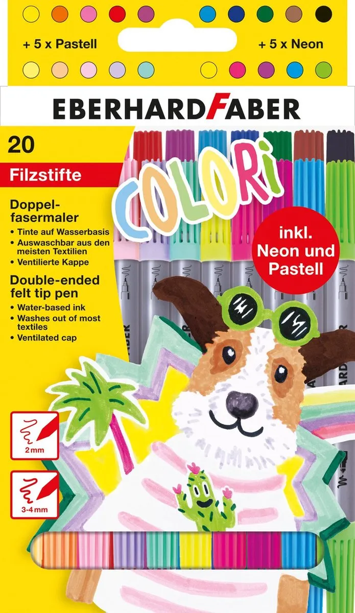 Eberhard Faber Colori Duo Viltstiften EF-550020