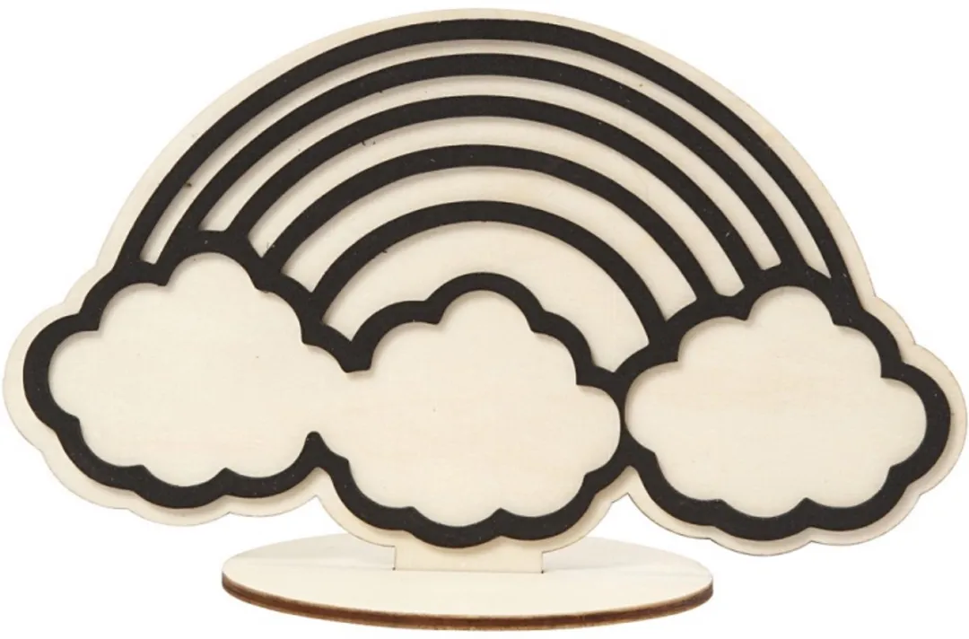 Creativ Company Houten Regenboogfiguur 10,5cm