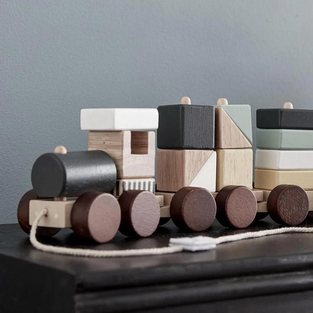 Kids Concept Trein met Blokken 1000140 - Multicolor - afbeelding 6 van 6