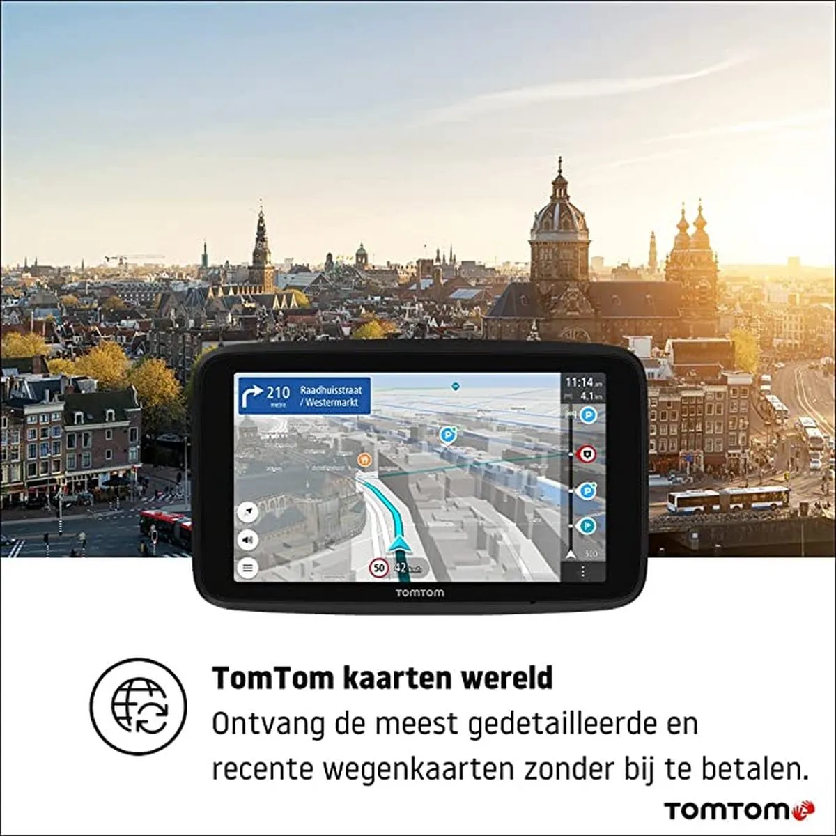 TomTom GO Discover 5 Autonavigatie - Wereldkaarten