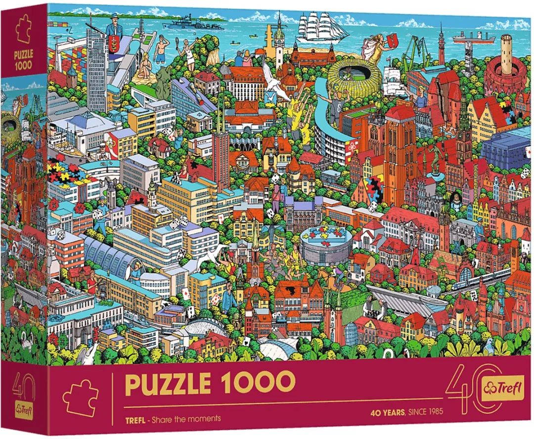 Trefl Legpuzzel 1000 Stuks Jubileusz Tri-City
