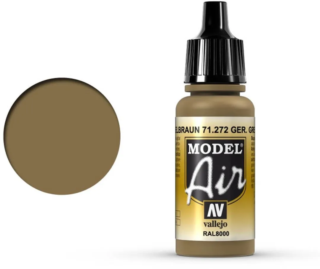 Vallejo Model Air German Yellow Brown Acrylverf 17ml