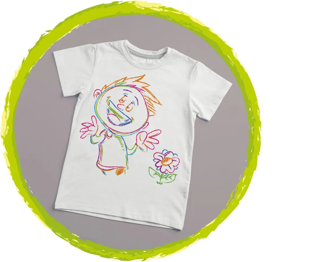 Toi-Toys Textielstiften Tropical - 6 Stuks