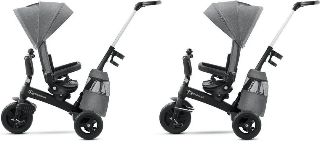 KinderKraft EASYTWIST Driewieler - Grijs