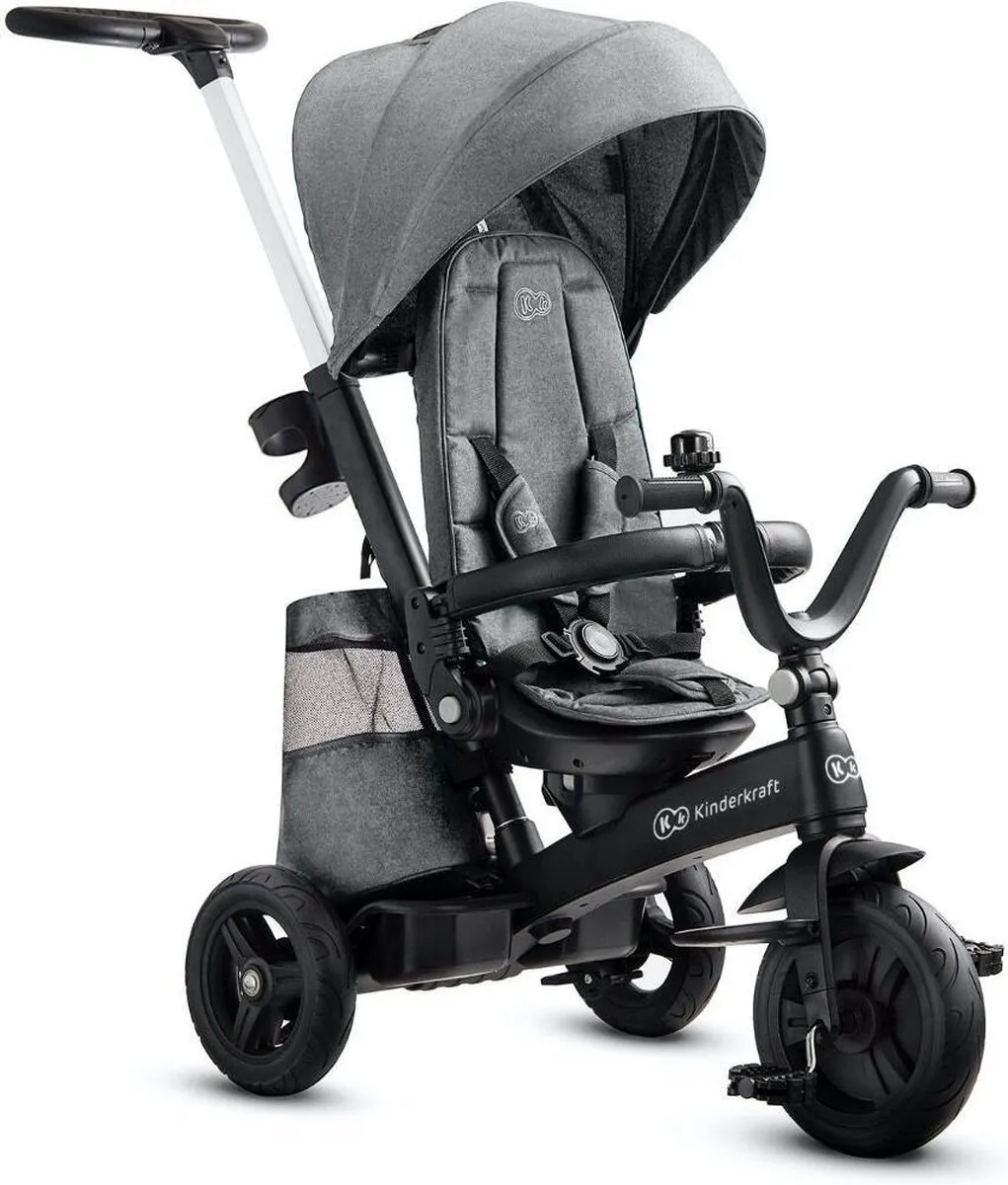 KinderKraft EASYTWIST Driewieler - Grijs