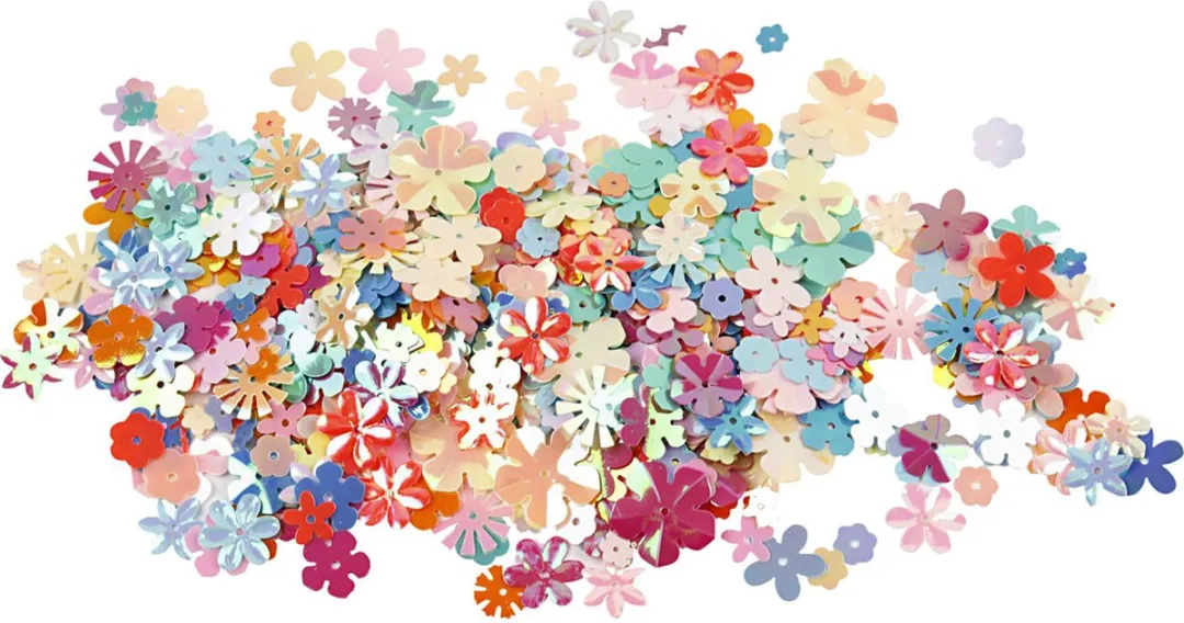 Creativ Company Pailletten Bloemen 5-20mm - 10g